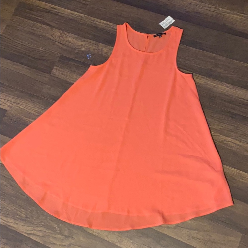 Coral mini dress